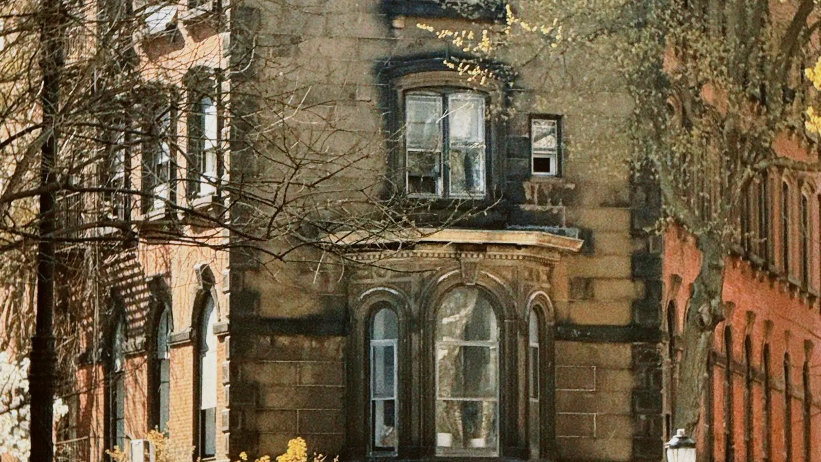 Historic brownstone on a Harlem corner
