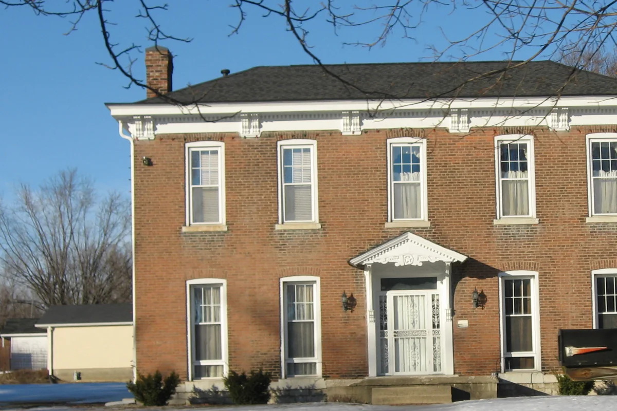 Brick rental house in Indianapolis, Indiana